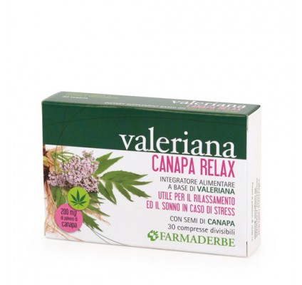 VALERIANA CANAPA RELAX , 30 tab VALERIANA CANAPA RELAX , 30 tab