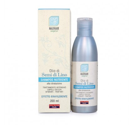 ŠAMPON NEGOVALNI Z LANENIM OLJEM MAX HAIR, 200 ml ŠAMPON NEGOVALNI Z LANENIM OLJEM MAX HAIR, 200 ml