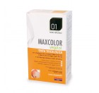 Barva za lase 02 naravno temno kostanjeva Maxcolor Vegetal 140 ml