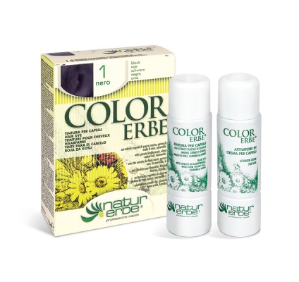 COLOR ERBE® 1 črna barva za lase COLOR ERBE® 1 črna barva za lase