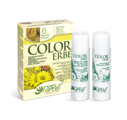 COLOR ERBE® 6 svetlo blond barva za lase COLOR ERBE® 6 svetlo blond barva za lase