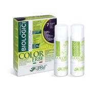 COLOR ERBE® 7 mahagonijeva barva za lase z biološkimi izvlečki 