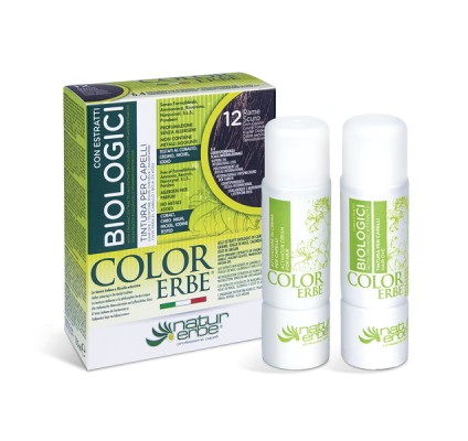 COLOR ERBE® 12 temno bakrena barva za lase z biološkimi izvlečki COLOR ERBE® 12 temno bakrena barva za lase z biološkimi izvlečki